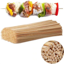 Round Bamboo Stick for Barbecue Fruit Vegetable Skewer